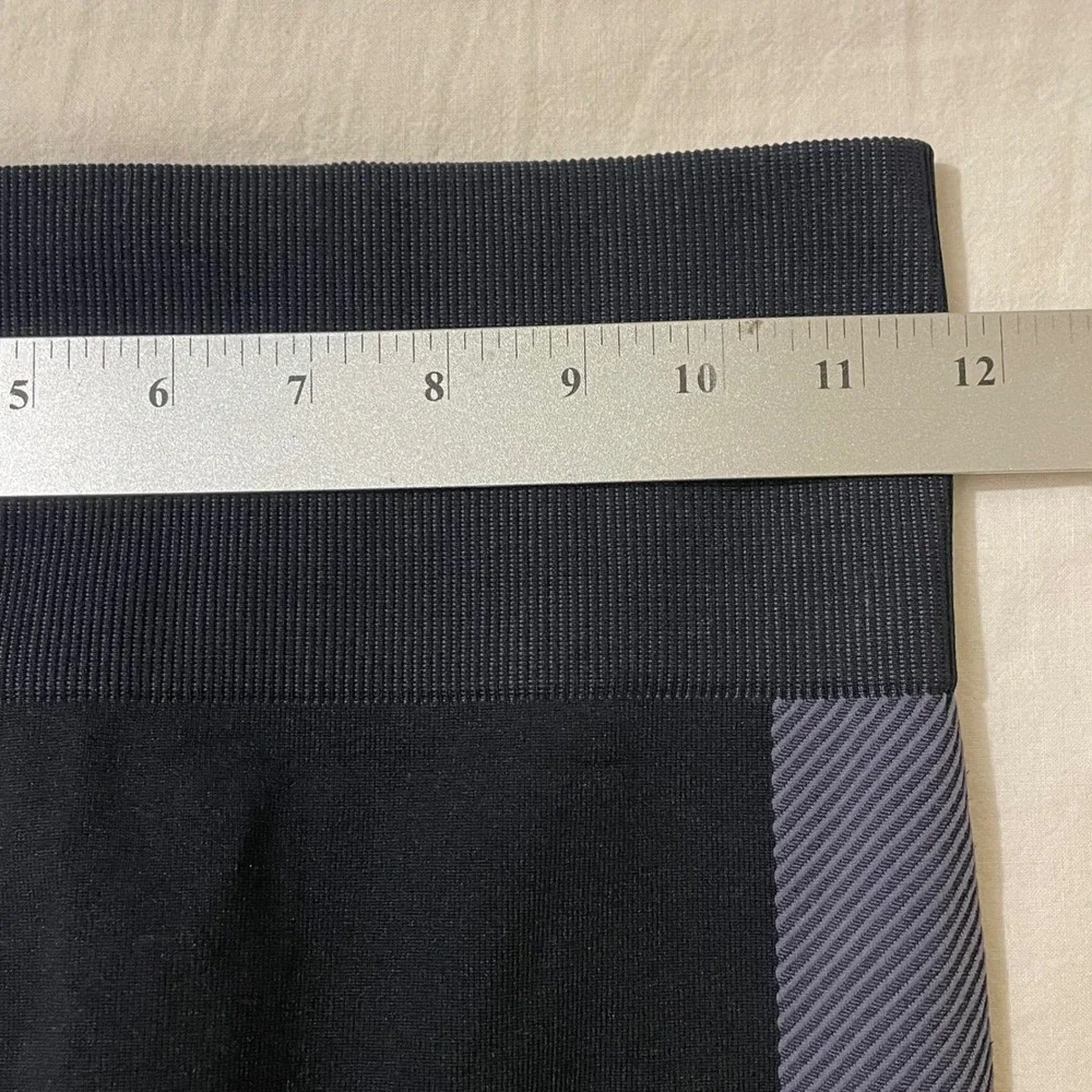 JoyLab Women Size Small Colorblock Seamless High Rise Leggings Black Grey Orange